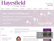 Tablet Screenshot of hayesfield.com